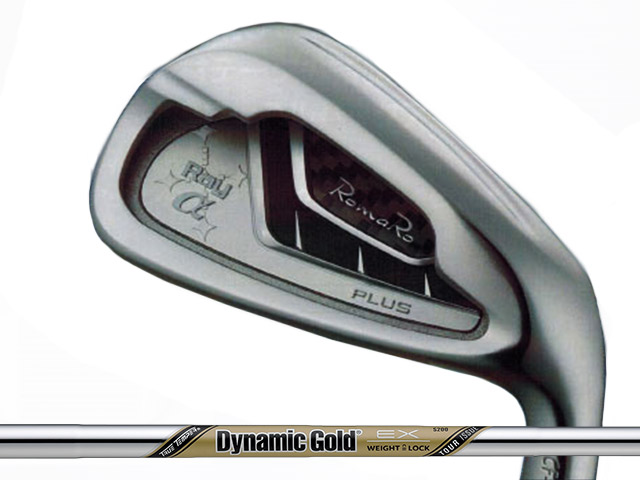 RomaRo (ロマロ) Ray α PLUS アイアン 8-Pw (3本セット)　Dynamic Gold EX TOUR ISSUEシャフト