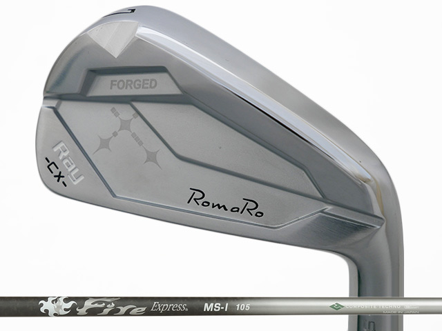 RomaRo (ロマロ) Ray CX S20C/S25C アイアン 5-Pw Fire Express MS-Iシャフト|ゴルファーズ・ガレージ・サムライ