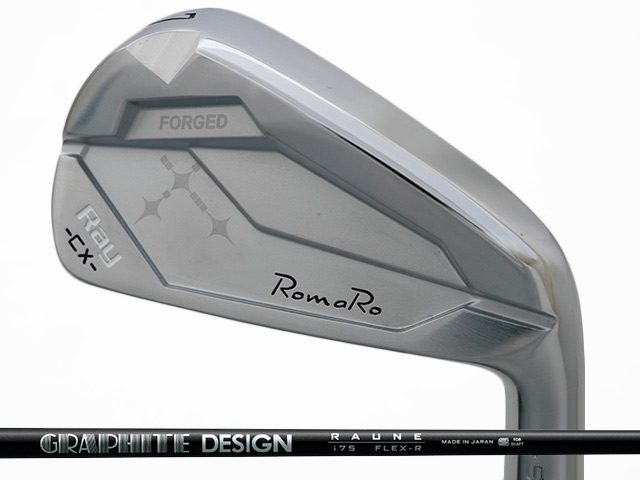 RomaRo (ロマロ) Ray CX S20C/S25C アイアン 5-Pw　RAUNE IRON i60/i75/i90シャフト