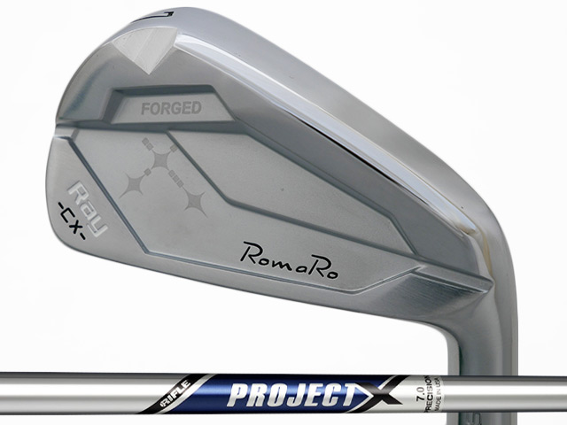 RomaRo (ロマロ) Ray CX S20C/S25C アイアン 5-Pw　PROJECT Xシャフト｜ゴルファーズ・ガレージ・サムライ