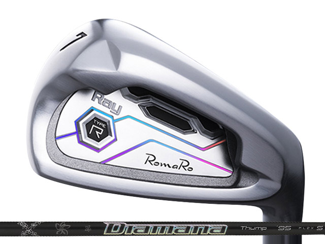 RomaRo (ロマロ) Ray TYPE R PLUS アイアン 6-Pw (5本仕掛ける) Diamana Thump IRON立て坑