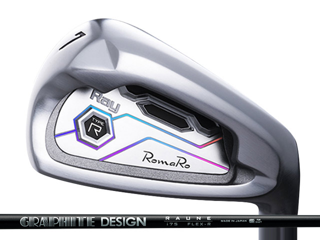 RomaRo (ロマロ) Ray TYPE R PLUS アイアン 6-Pw (5本書き割り) RAUNE IRON i105矢がら