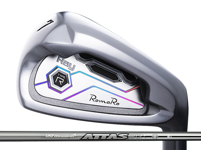 RomaRo (ロマロ) Ray TYPE R PLUS アイアン 6-Pw (5本書き割り) ATTAS IRON 10矢がら