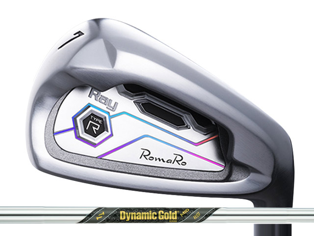 RomaRo (ロマロ) Ray TYPE R PLUS アイアン 6-Pw (5本書き割り) Dynamic Gold MID 115矢がら