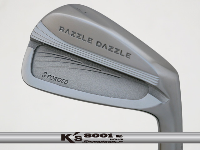 RAZZLE DAZZLE (ラズル・ダズル) CSI-S FORGED アイアン 5-Pw　K's 8001シャフト｜ゴルファーズ・ガレージ・サムライ