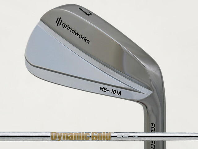 Grindworks (グラインドワークス) MB-101A Forged アイアン 5-Pw　Dynamic Gold 85シャフト