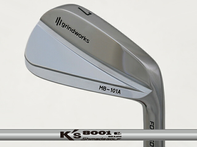 Grindworks (グラインドワークス) MB-101A Forged アイアン 5-Pw　K's 8001シャフト｜ゴルファーズ・ガレージ・サムライ