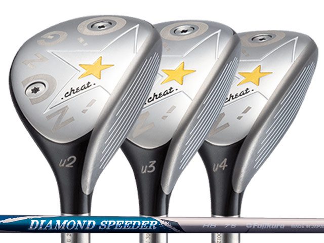 GINNICO (ジニコ) ユーティリティ　DIAMOND Speeder HBシャフト｜ゴルファーズ・ガレージ・サムライ 44,880円