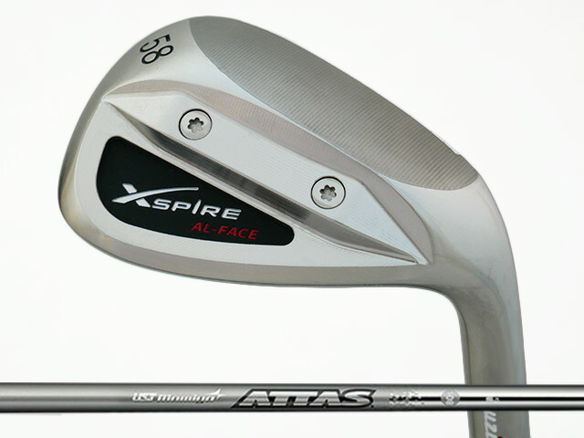 Muziik (ムジーク) XSPIRE AL-FACEウェッジ (ブラックフェース AL-FACE BK) ATTAS IRON 40/50/60/80シャフト