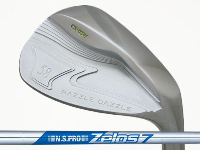 RAZZLE DAZZLE (ラズル・ダズル) CS-03Wウェッジ N.S.PRO ZELOS 7/ZELOS 8立て坑 クラブ-ウェッジ-スポーツ・アウトドア