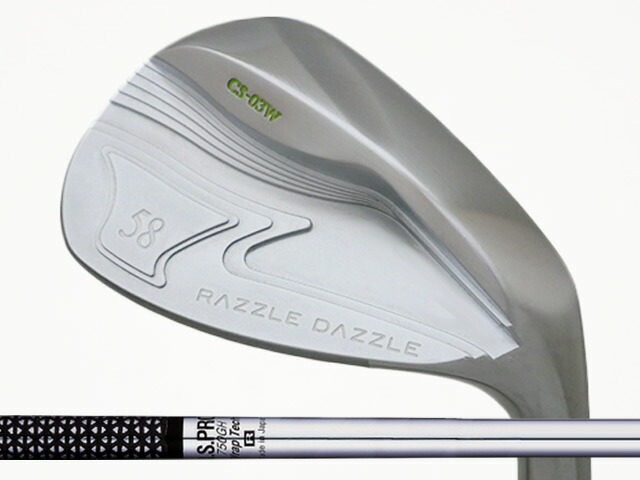RAZZLE DAZZLE (ラズル・ダズル) CS-03Wウェッジ N.S.PRO 750GH立て坑 スポーツ・アウトドア-メンズクラブ