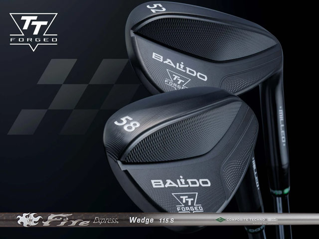 BALDO 2024 TT FORGED MILLED WEDGE TOUR BLACK（黒いこと） Fire Express WEDGE立て坑 ウェッジ-スポーツ・アウトドア-ゴルフ