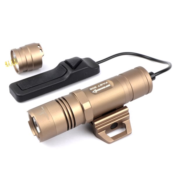 OPSMEN FAST302R フラッシュライト (400ルーメン) 「20mmレール用」 デザートカラー