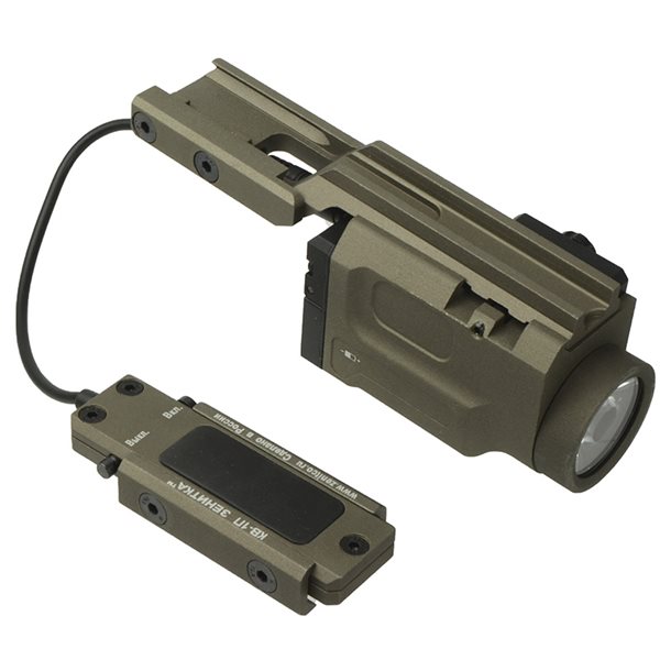 SOTAC ZENIT 2P-KLESH タイプ フラッシュライト、B-9AK タイプ レール 、KV-1P タイプ リモートスイッチ セット デザートカラー