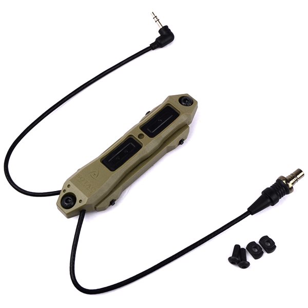 SOTAC ダブルリモートスイッチ (20mmレール、M-LOK両対応) デザートカラー