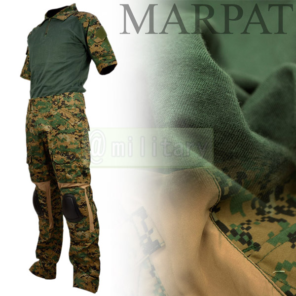 CRYE COMBATタイプ BDU 上下セット 半袖タイプ マーパットウッドランド｜SAMURAI