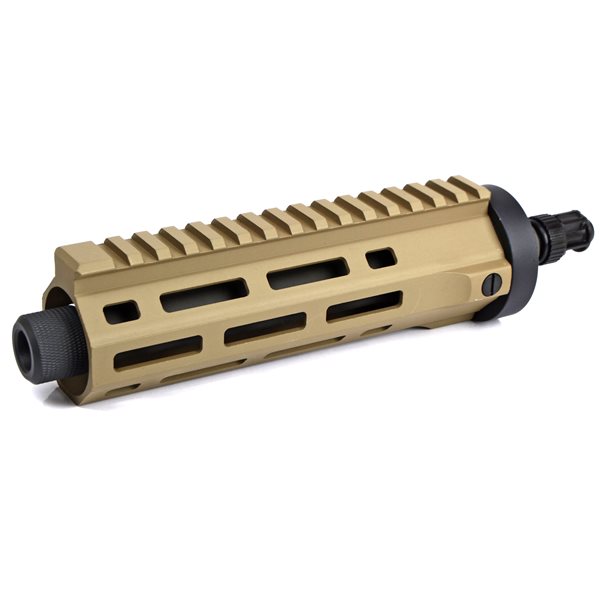 ARES M45 電動サブマシンガン用 M-LOK CNC ハンドガード ミドル デザートカラー|SAMURAI