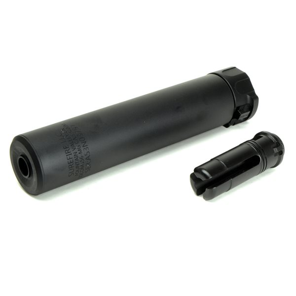 KINWA x 5KU トレーサー内蔵 SF SOCOM556-MG タイプ サプレッサー & ハイダー (14mm逆ネジ) ブラック