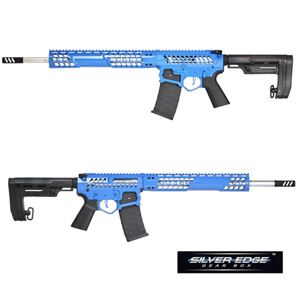 APS/EMG F1 FIREARMS BDR-15 3G Skeletonized 電動ガン ブルー/RS-2ストックver|SAMURAI