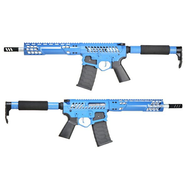 APS/EMG F1 Firearms SBR 3G Skeletonized Tron Stock ver 電動ガン ブルー｜SAMURAI