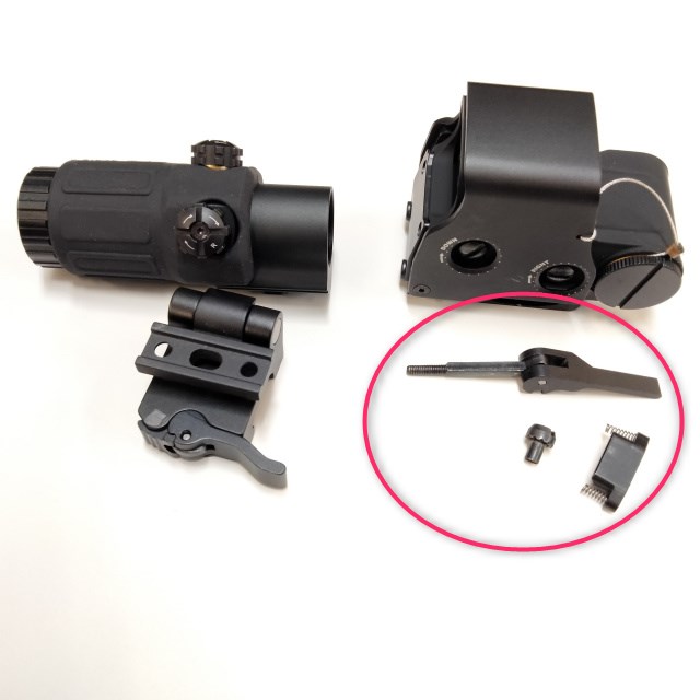 【訳あり・B品】EoTech XPS-3 タイプ ドットサイト ＆ G33-STS タイプ 3倍ブースター セット BK
