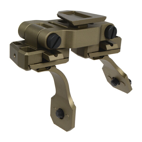 SOTAC IC D14タイプ ナイトビジョン デュアル ブリッジ マウント PVS-14用 デザートカラー