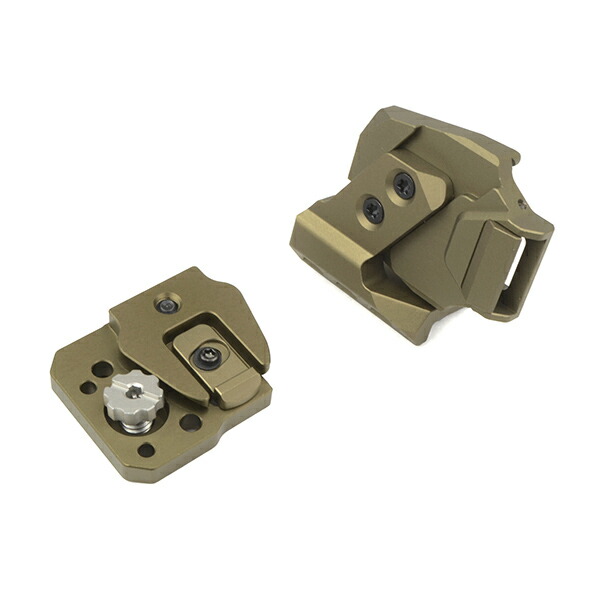 Z&Z KVCタイプ Parasitic Weapon Mount-Static マウントアダプターセット PVS-14ウェポンマウント用 デザートカラー