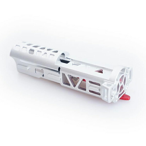 5KU ライトウェイト CNC アルミニウム ボルト セレクタースイッチセット Action Army AAP01 アサシン用 シルバー
