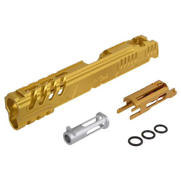 5KU SPEED CAT タイプ CNC アルミスライド マルイ Hi-CAPA/1911 シリーズ用 ゴールド