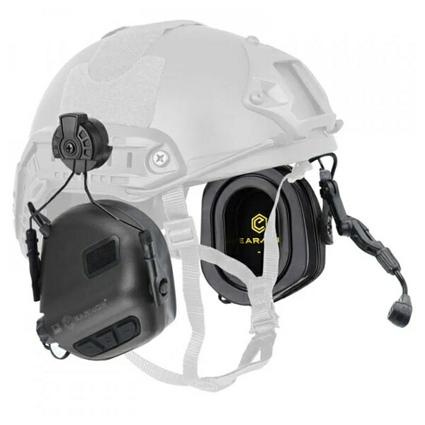 OPSMEN EARMOR M32H PLUS Tactical Headset 無線通信用電子イヤーマフ ヘルメットマウントタイプ タクティカルブラック