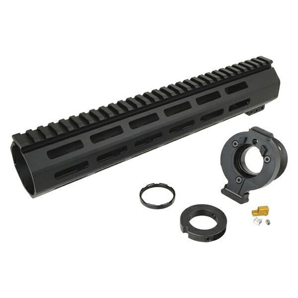 RGW 12インチ QD Takedown System M-LOK レールハンドガード ＆ コネクターセット マルイ GBB M4 MWS 用