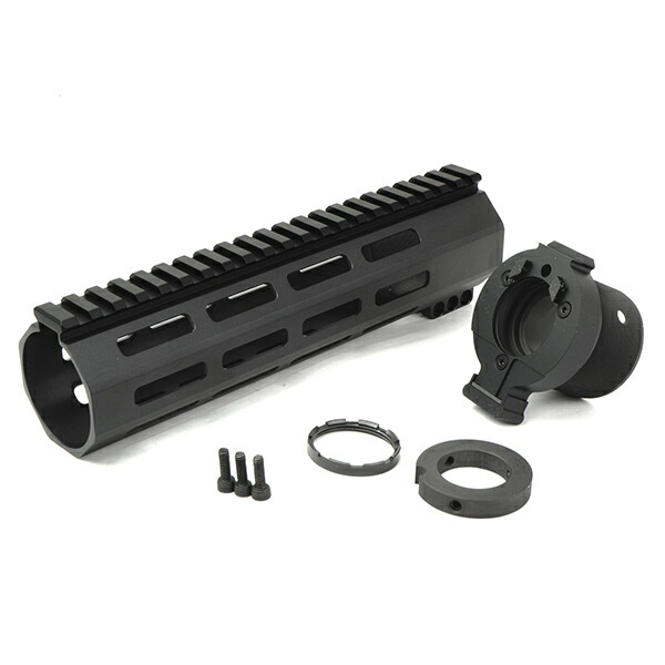 RGW 9インチ QD Takedown System M-LOK レールハンドガード ＆ コネクターセット WE/VFC GBB 用