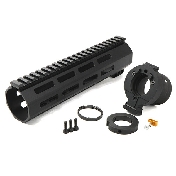 RGW 9インチ QD Takedown System M-LOK レールハンドガード ＆ コネクターセット マルイ GBB M4 MWS 用