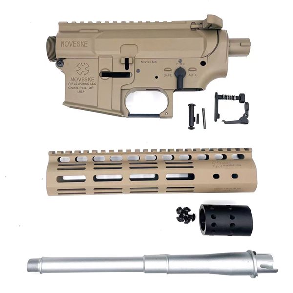 E&C NOVESKE N4 DEVGRU レシーバーキット スタンダード電動ガン M4/M16用 デザートカラー