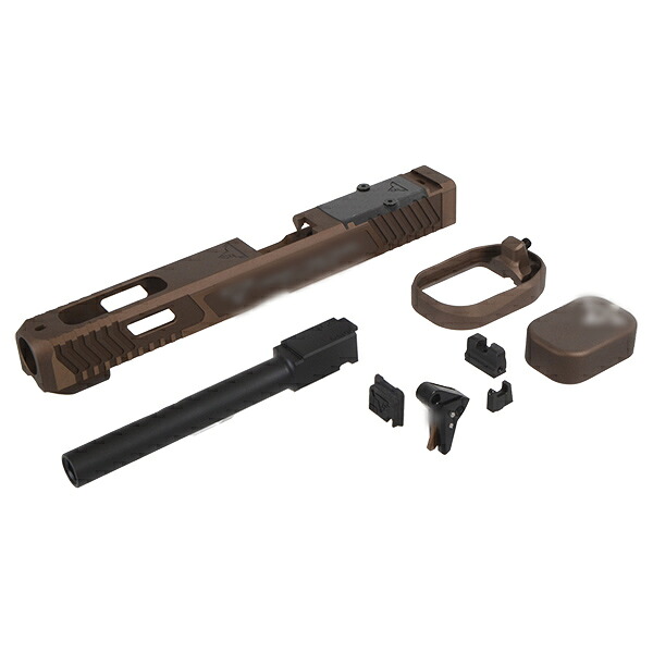 TRIL TACTICAL TTI COMBAT MASTER G34 Copperhead タイプ CNC アルミ スライドセット UMAREX G17 Gen.5 用