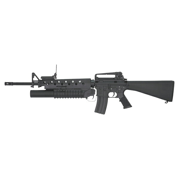 E&C 702E COLT M16 with M203 グレネードランチャー (Kestrel V2 BASIC搭載) 電動ガン(COLT Licensed)｜SAMURAI