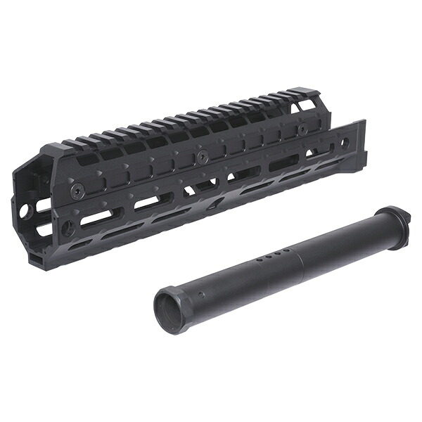 5KU AK用 MI タイプ エクステンド ユニバーサルハンドガード For LCT、GHK、CYMA、DBOYS、E&L ブラック｜SAMURAI