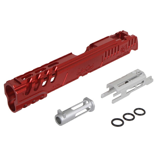 5KU SPEED CAT タイプ CNC アルミスライド マルイ Hi-CAPA/1911 シリーズ用 レッド|SAMURAI