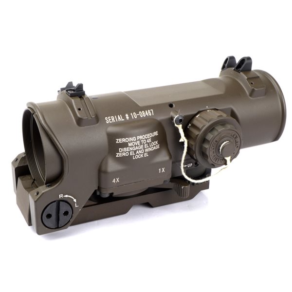 【訳あり・B品】ELCAN Specter DR タイプ 1-4x 可変倍率 スコープ FDE DXバージョン