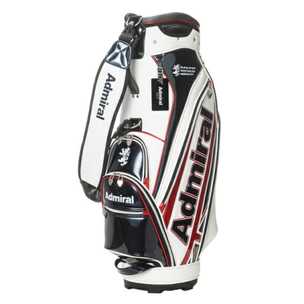 アドミラル ゴルフ ADMIRAL GOLF カートキャディバッグスポーツ ADMG4BC390 トリコロール 9.0型 46インチ対応 口枠5分割|名入れボールゴルフギフトゴルゴル