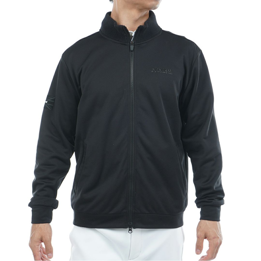 ADMIRAL GOLF アドミラル ゴルフウェア 秋冬 メンズウエア ADMA587 メンズ ホカタッチ トラックジャケット ブラック 黒 M:AWM978 L:AWM979 LL:AWM980