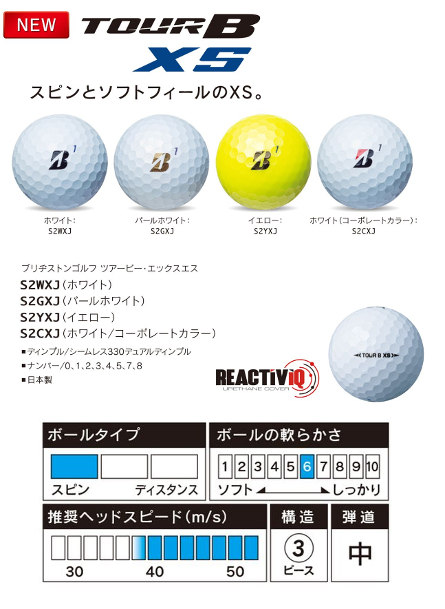 TOUR B X イエロー　1ダース 2022 日本版ゴルフボール