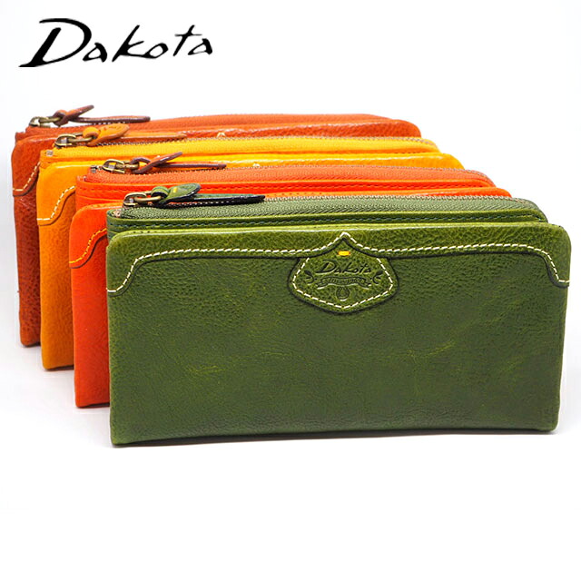 ダコタ レディース 長財布 L字ファスナー 小銭入れ かわいい ブランド Dakota Harvest 0030174 ポイント10倍 牛革 女性 代引き手数料無料 イタリアンレザー 2021 SS 新作 カード容量11枚 2021 SS 新作 ラッピング