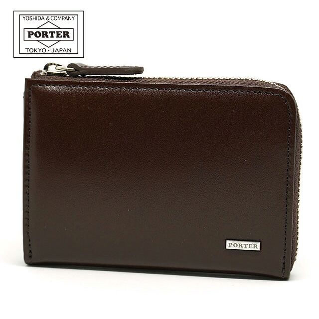ポーター シーン コイン ＆ パスケース 110-02929 パスケース 吉田カバン PORTER SHEEN ブラック ブラウン