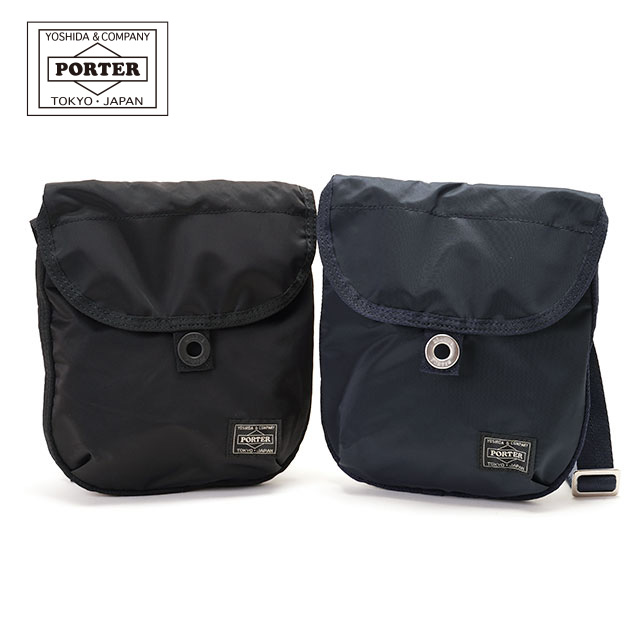 ポーター フレーム ショルダーバッグ 690-17850 吉田 カバン PORTER FRAME SHOULDER BAG ブラック ネイビー A6サイズ ビジネス 旅行 トラベル ミリタリー