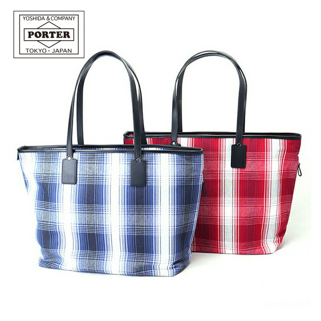 ポーター ピッチ トートバッグ(L) 693-05767 チェック オンブレ・チェック 吉田カバン PORTER PITCH 限定商品 在庫限り キャンバス 25,773円