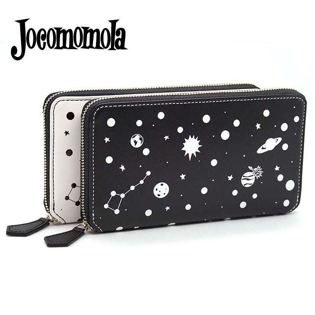 ホコモモラ デ シビラ 長財布 ボックス型小銭入れ レディース ラウンドファスナー エスパシオ ブランド Jocomomola de Sybilla Espacio 5380042 牛革 合成皮革 宇宙 女性 母の日 クリスマス プレゼント 2021 AW 新作 見やすい小銭入れ かわいい 11,011円