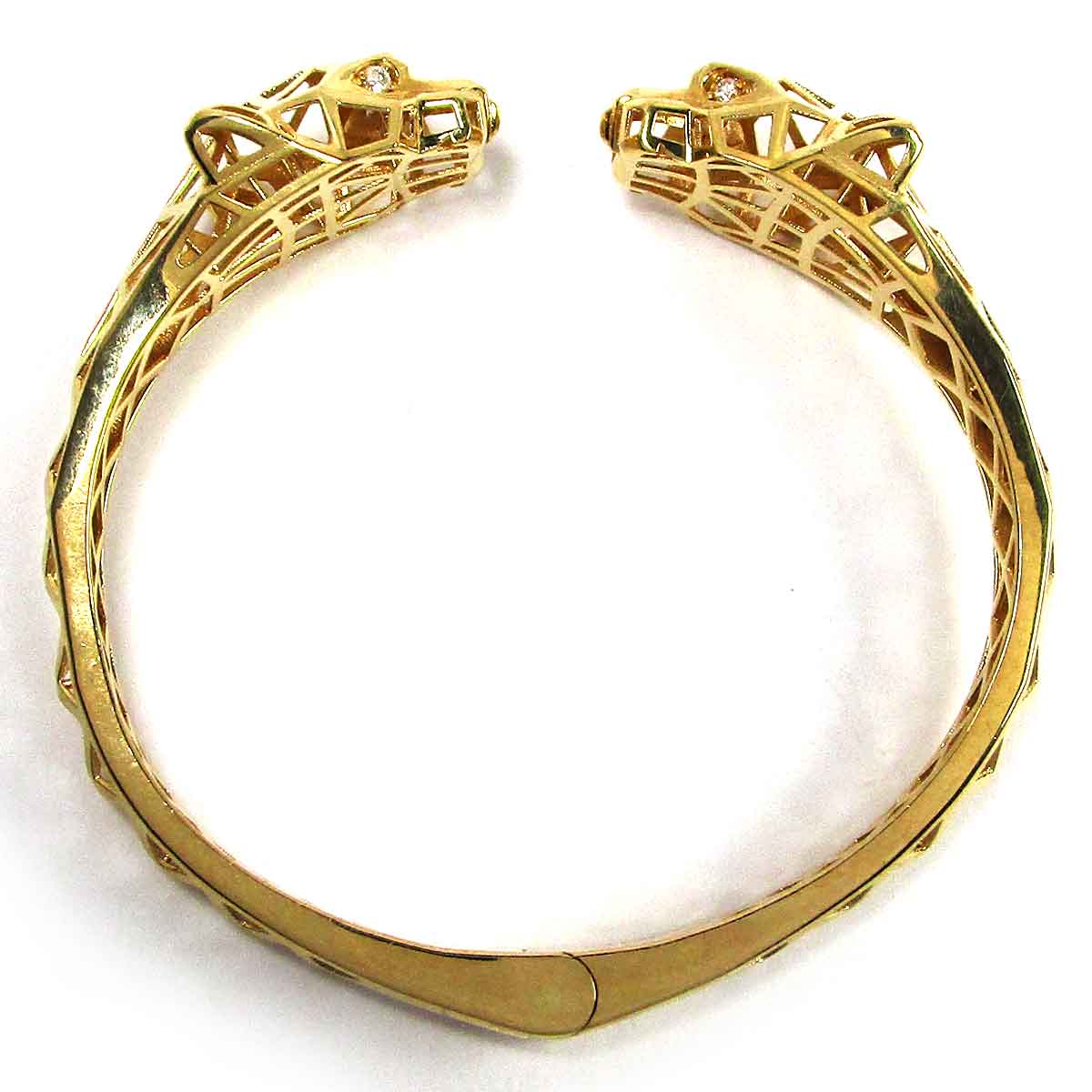 ノーブランド名 バングル パンサー（金剛石） K18 中古 品位：再利用・洗い濯ぎのみ サンヤ質店
