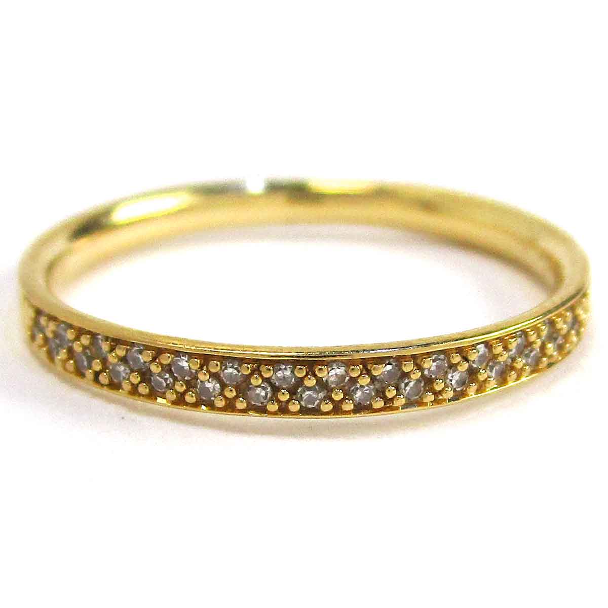 楽天市場】agete(アガット) リング ダイヤモンド 計0.04ct 11号 18金