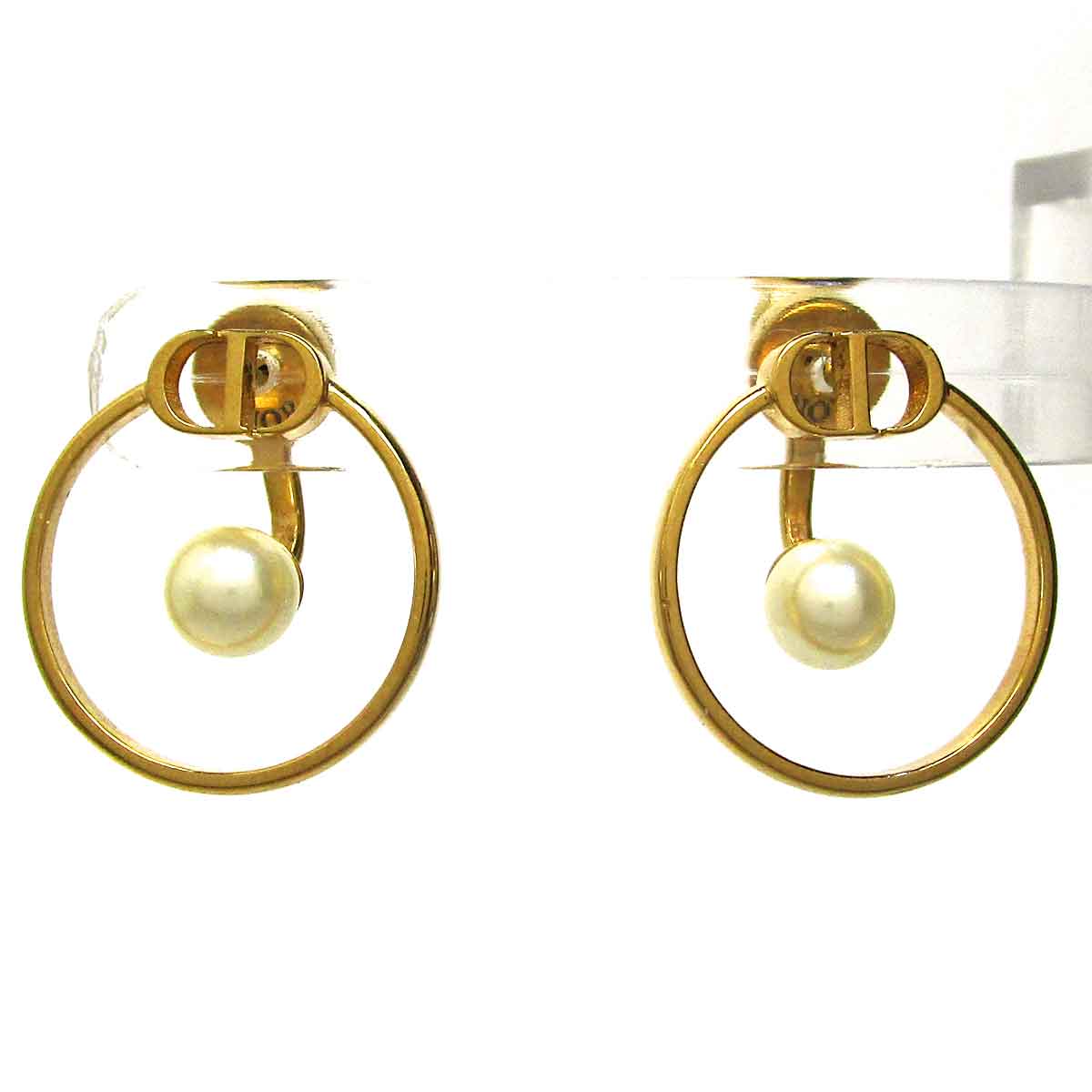 楽天市場】クリスチャン・ディオール スウィング フェイクパール ロゴ